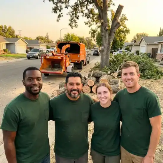 3D Tree Services crew after a Chino tree removal job